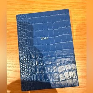 Smythson Blue Soho Weekly Diary